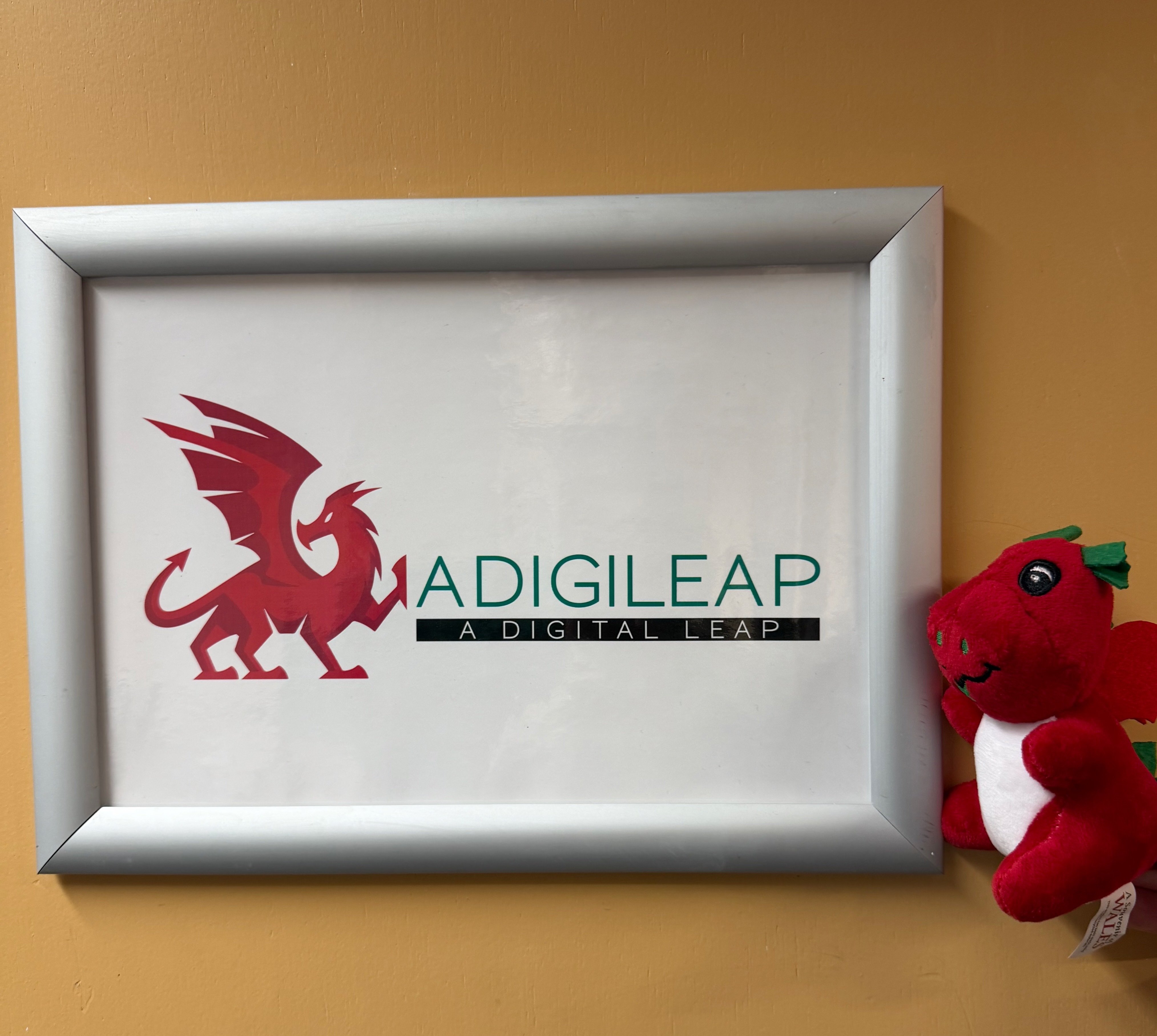 Digi Dragon arriving at the office